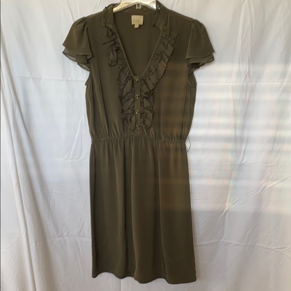 Postella small olive green dress